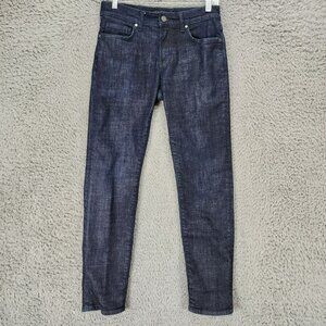 DSTLD Jeans Mens 30x30 Dark Wash Stretch Low Rise Skinny Slim